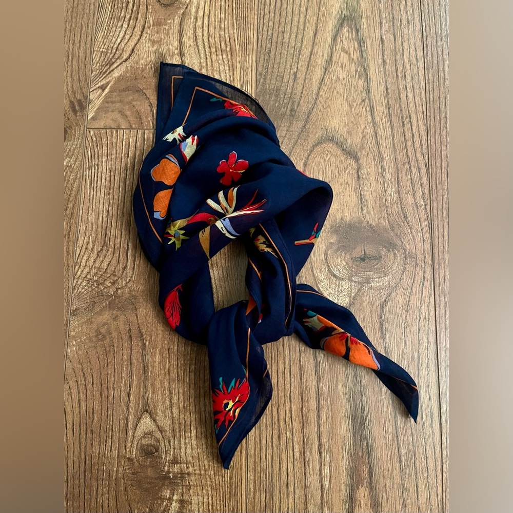 Madewell Bird of Paradise Headscarf